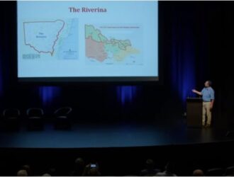 Riverina State Presentation At Triple Conference – Albury.